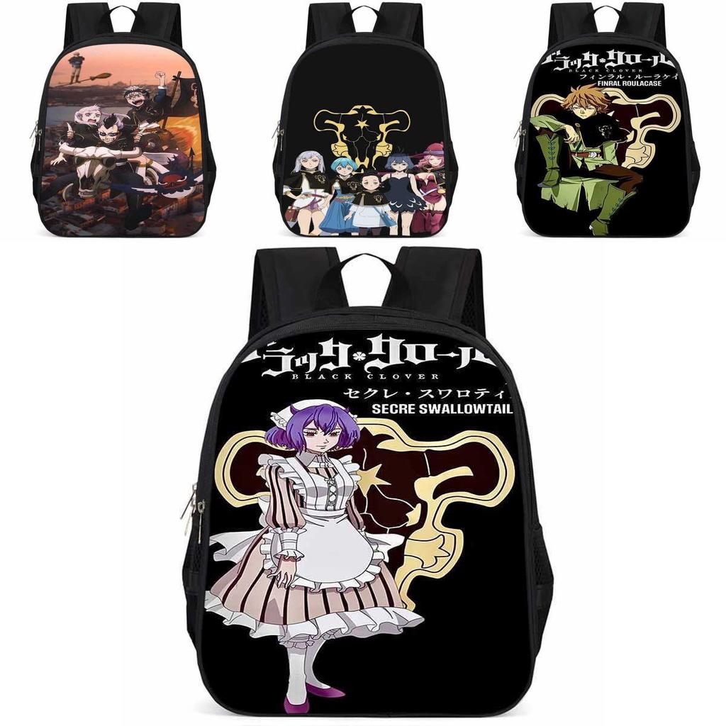 Sac à dos Black Clover 15 pouces Grande capacité Léger Tissu Oxford Pour Enfants