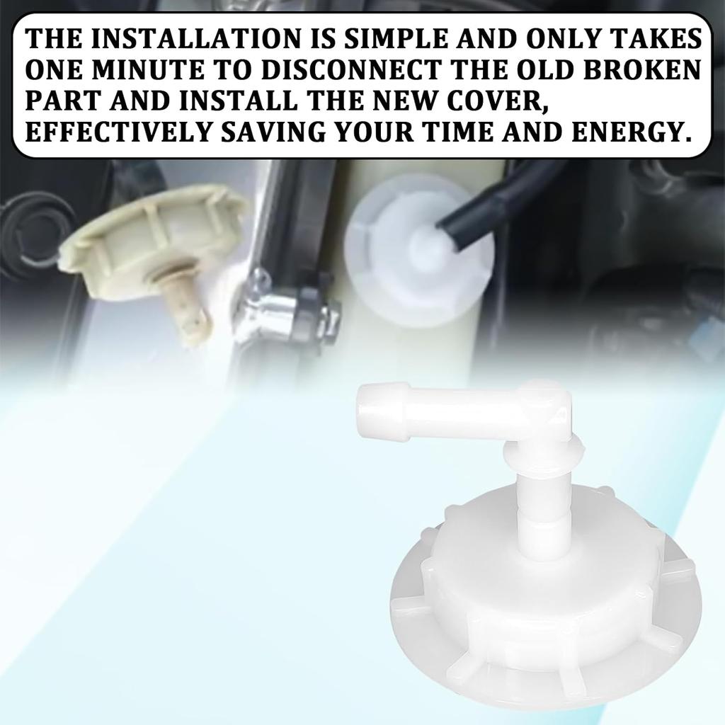 19106-RNA-A48 Coolant Reservoir Cap with Joint Replacement for Honda Acura Accord Civic CR-V Pilot Odyssey, Acura MDX RDX TL TSX Engine Radiator