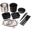 Tiger Thermos (TIGER) Tiger Thermos Thermal Lunch Box Stainless Steel Lunch Jar Bowl Holds Approximately 2.3 Cups with Pouch Black LWY-E461-K Tiger