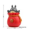 Bag Totoro Lucky Cat Girl New Year Theme Mini Model Ornament For Decoration Prop