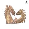 Resin Dragon Statues Dragon Figures Art Garden Decoration Fantasy Animal Sculptures Ornaments For Patio Front Lawn Garden Decor