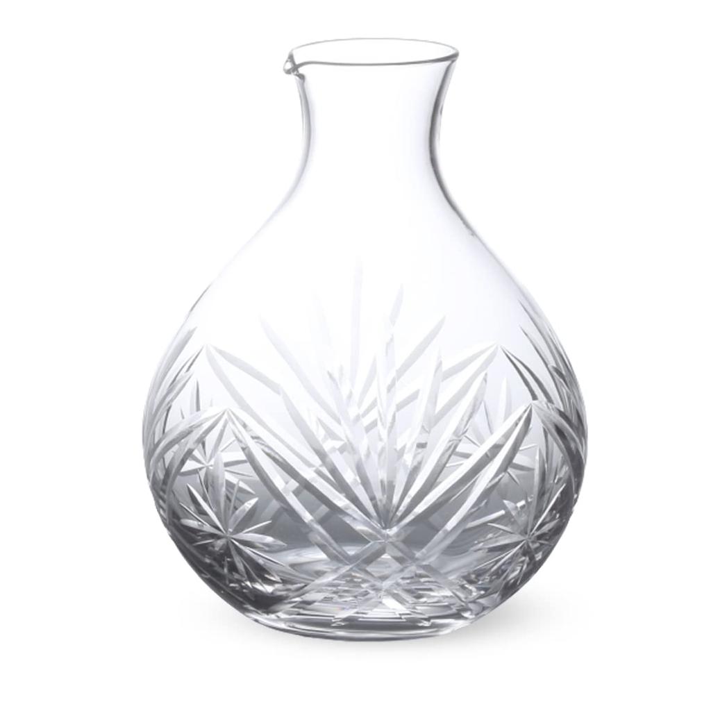 Nostalgia Kiriko Sake Bottle 370cc Basic Current Model J-kitchens 35xH122mm