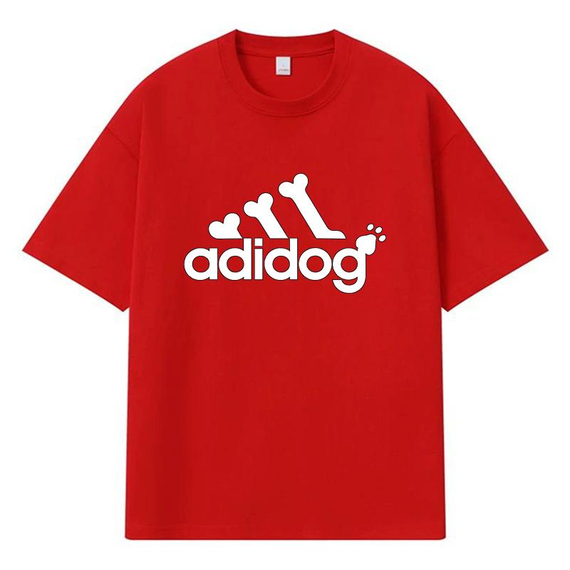 2026 Dog Bones Paw Prints Printed Graphic Y2k Harajuku Streetwear 100% Cotton T Shirt Casual Oversized Summer Men T-shirt