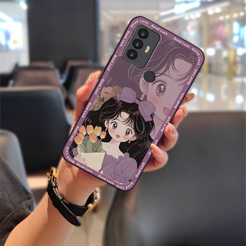 Cartoon Graffiti Phone Case For TCL 30SE/30E/306/305/Sharp Aquos V6/V6 Plus Shockproof Soft Case Cute Durable Animals