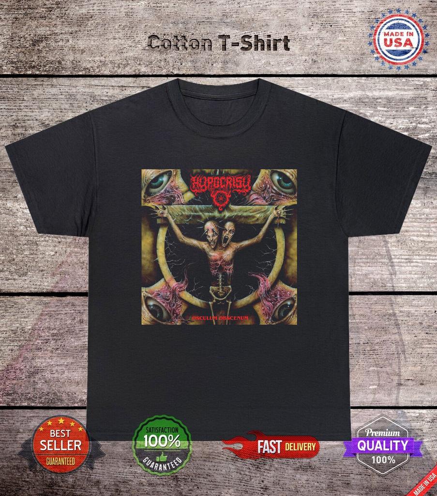 HYPOCRISY band Osculum Obscenum T Shirt Full Size S-5XL