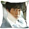 New So Ji Sub KPOP Boy Pillow Cover Bedroom Home Decorative Pillowcase Square Zipper Pillow Cases Satin Soft No Fade 0824