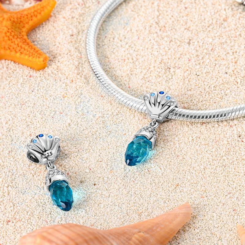 Original Kupfer See Krabbe Schildkröte Oktopus Charm Perlen Passen Armband Zubehör Charms Schmuck Frauen Feiner Schmuck Geschenk