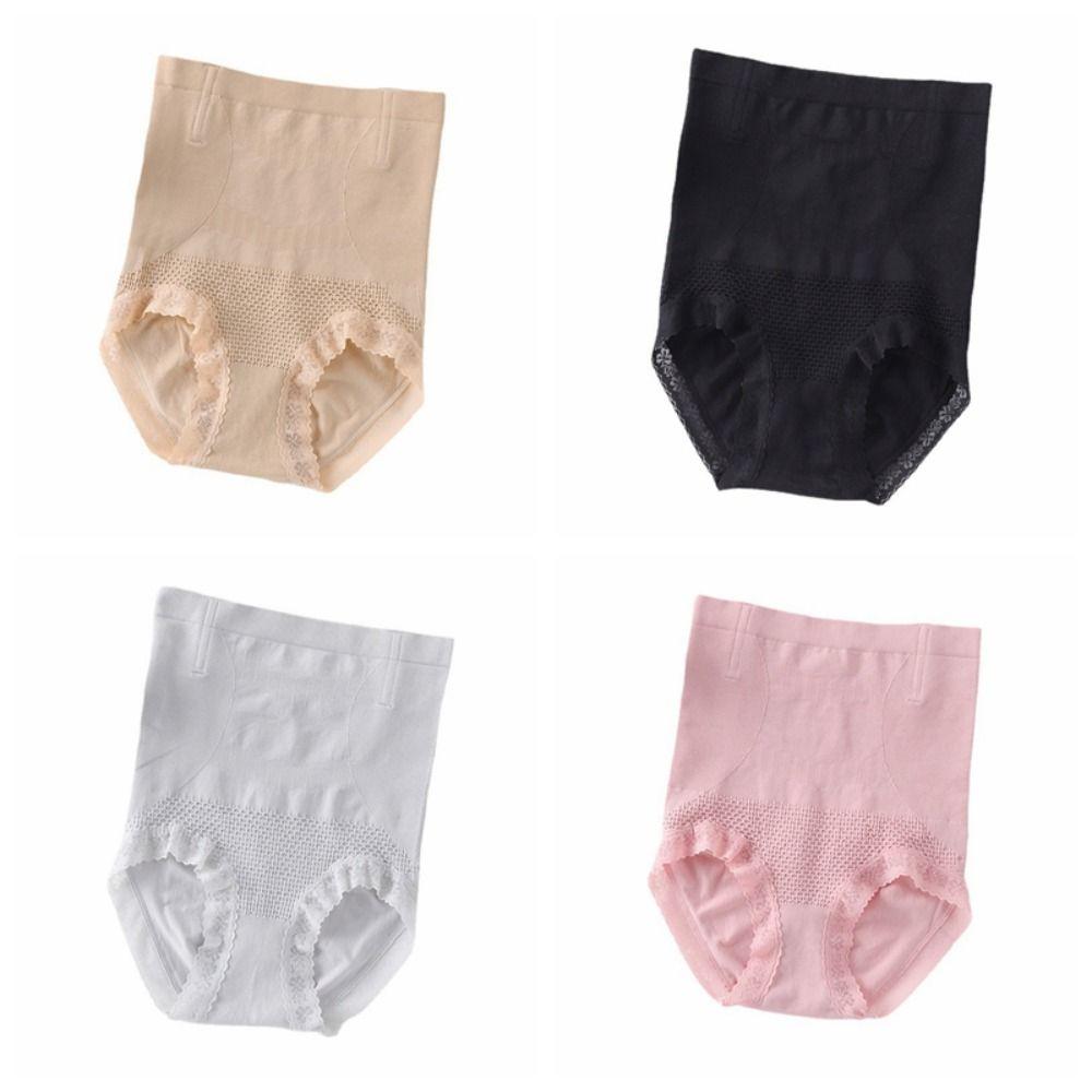 Seamless Tummy Control Underwear High Waist Body Shaping Briefs Butt Lifting Panties  Ladies