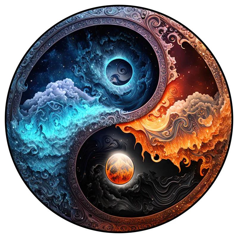 

TaiChi Iq Puzzles Wood Plate Games designed for The Whole Family Educational plus Education Action Figures Craft Playthings Jigsaw Wooden Puzzle -A9596