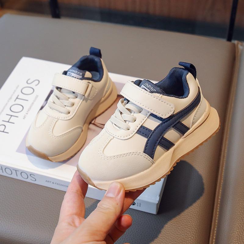 Autumn New Arrivals Children's Sneakers, White Shoes for Boys & Baby Girls, Anti-slip Color-Blocking Casual Running Shoes.