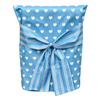 Front Tie Chair Back Slipcover Washable Polyester Chair Cover with Decorative Detail, Pull-Over Placement and Folding for Storage