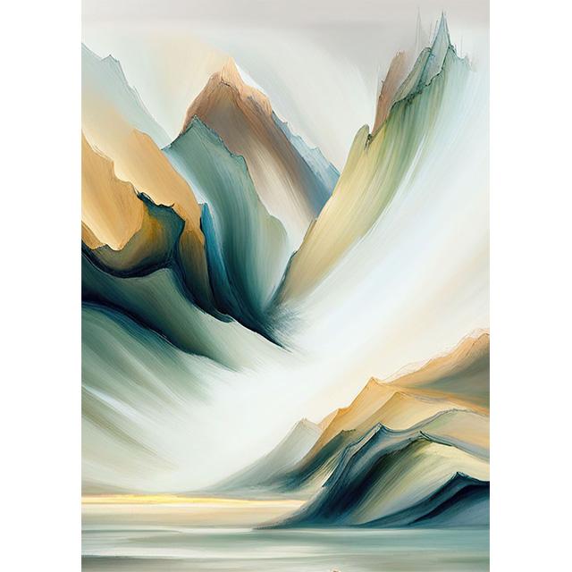 Abstract Art Landscape Colorful Flowers Prints Poster Canvas Painting Modern Wall Art Picture For Living Room Bedroom Home Decor