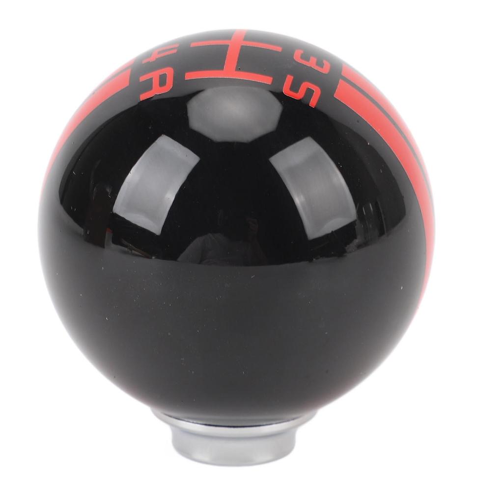 5 Speed Shift Knob Round Ball Manual Shift Knob with 3 Adapters for Mustang 1967‑2018