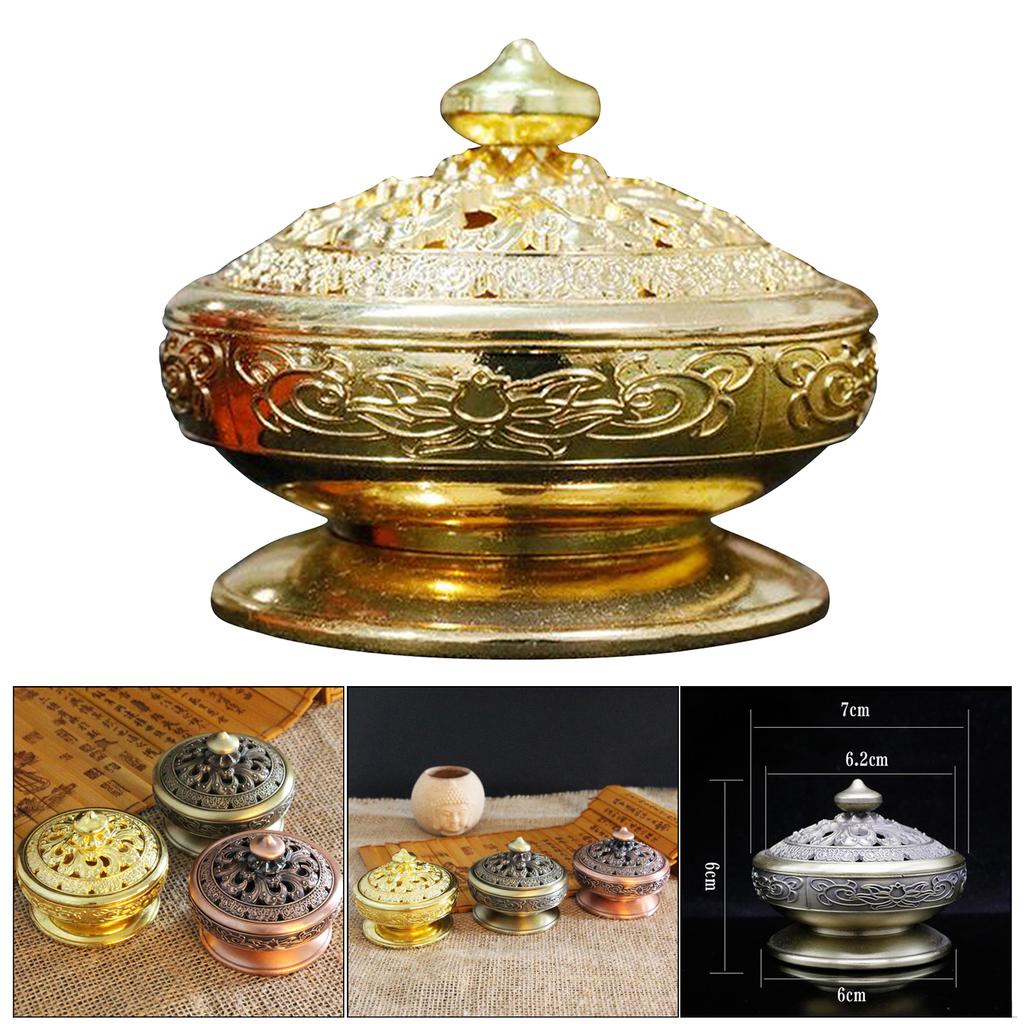 Buddhist Burner Holder Waterfall Backflow Home Meditation Room Decor Ornament