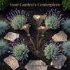 Copper Calla Lily Garden Stake with Rotating Bell