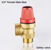 Brass Safety Valve Drain Relief Switch 1/2 Inch DN15 for Solar Water Heater Inner Outer Wire Brass 1/2" 3/4" Safety Valve