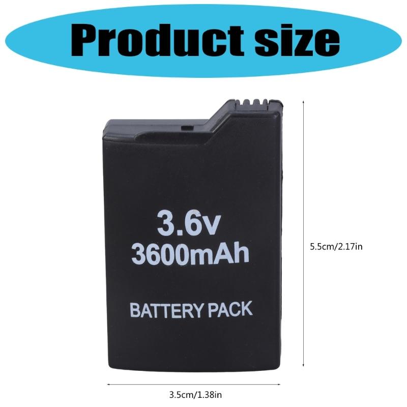 Battery for 1000 Console Replacement 3600mAh 3.6V Li-ion Battery Gamepad Rechargeable Battery Gaming Accessories