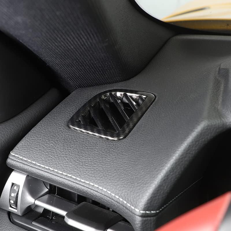 

Dashboard Air Vent Frame Compatible with Toyota Supra GR A90 A91 MK5 2019-2025 ABS Center Console Air Vent Outlet Trim Cover Accessories, 2PCS,