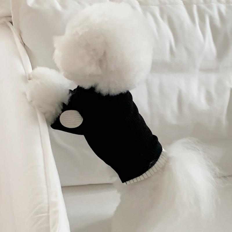 Letter Embroidery Dog Shirt for Small Dogs Autumn Soft Dog Clothes Fashion Puppy Hoodies Cute Warm Cat Pullovers Pet Sweatshirts