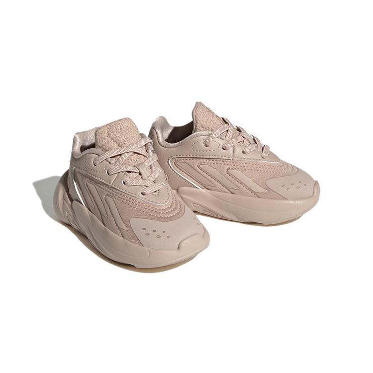 Adidas Originals Ozelia EL Low top Sports Casual Shoes Brown Infant And Toddler HQ1613