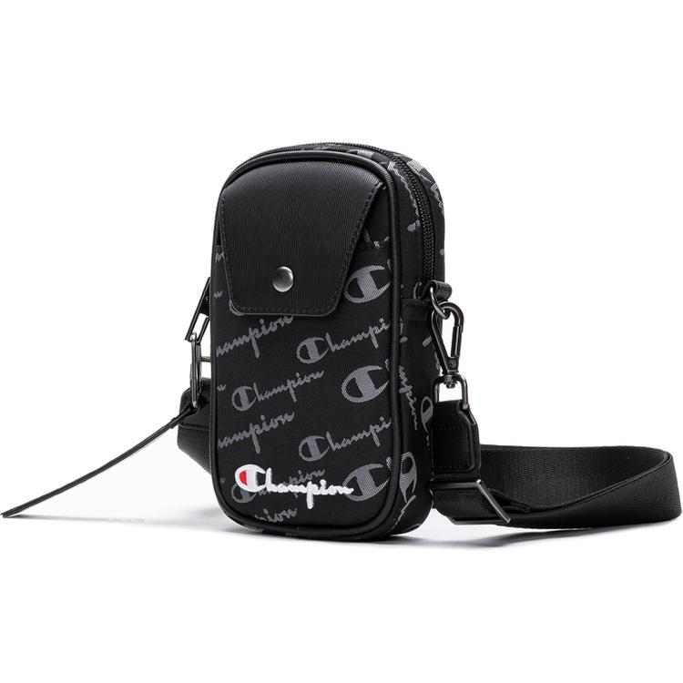 New Champion Fabric Shoulder Bag Trumpets Unisex Black/Khaki U2CACPU11