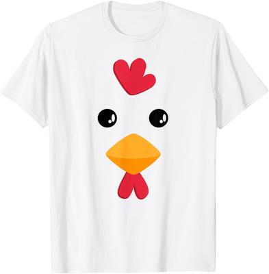Chicken Halloween Costume Funny Adults T-Shirt