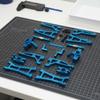 1/16 Scale Car Upgrade Parts Upgraded RC Shock Absorbing Metal Component Set
