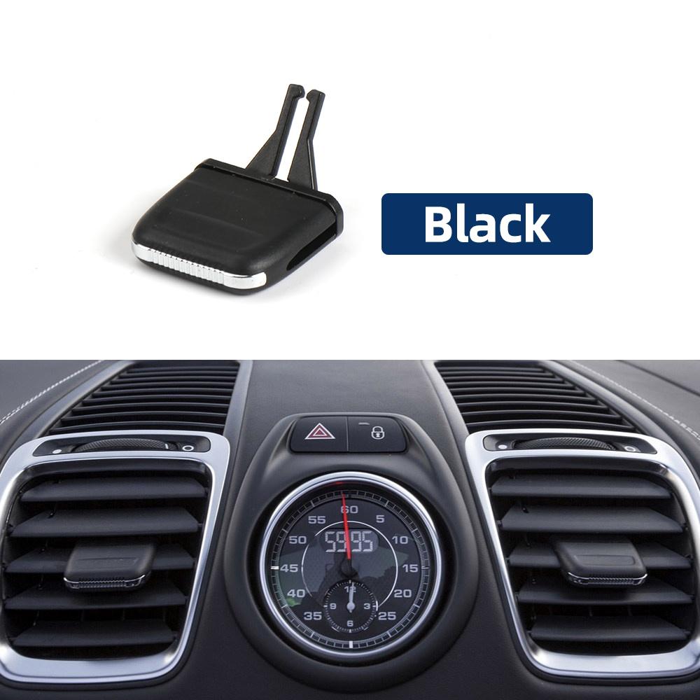 98155214202 Black Car Front Dashboard AC Vent Grille Outlet Tab Clip Slider For Porsche Boxster A/C Air Vent Trim Replacement чёрный