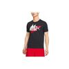 T Shirts Men's Black Crew Neck Moderate Straight Fit CZ8395-010