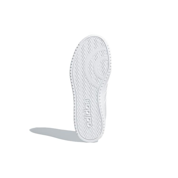 Adidas Womens Hoops 2.0 'Footwear White' (women's sizes) Footwear White / Cloud White Skateboard Shoes B42096
