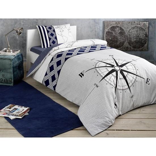 

Tac Single Duvet Cover Set - темно-синий Navi