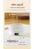 Cat & Dog Heated Water Dispenser: Ceramic Winter Fountain Bowl with Stable Temperature Mat for Pets