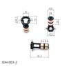 15x6x8.5 (46.3) Dual Slip Rings, 16g