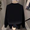 Reines Baumwoll-Schwerlast-Langarm-T-Shirt, Herbst-Trendmarke für junge Männer und Frauen, Locker, Lässig, Aufmüpfig, Gutaussehend, Business-Kleidung