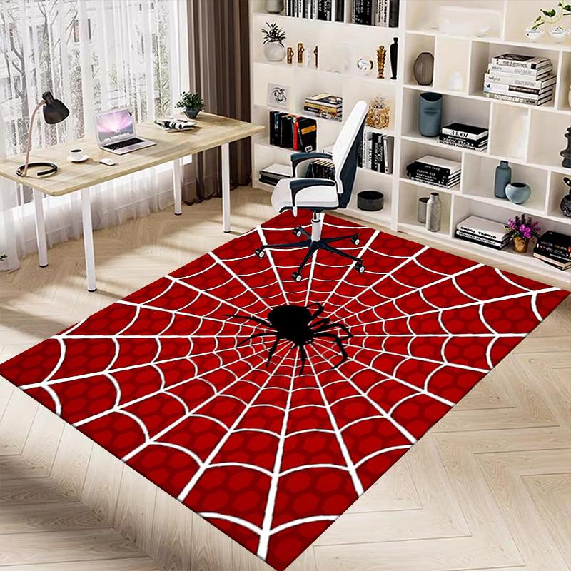 1PC spider web Extra Large Non Slip Floor carpet, Office, family, bedroom, Studio Large Area Rug Indoor Rugs
