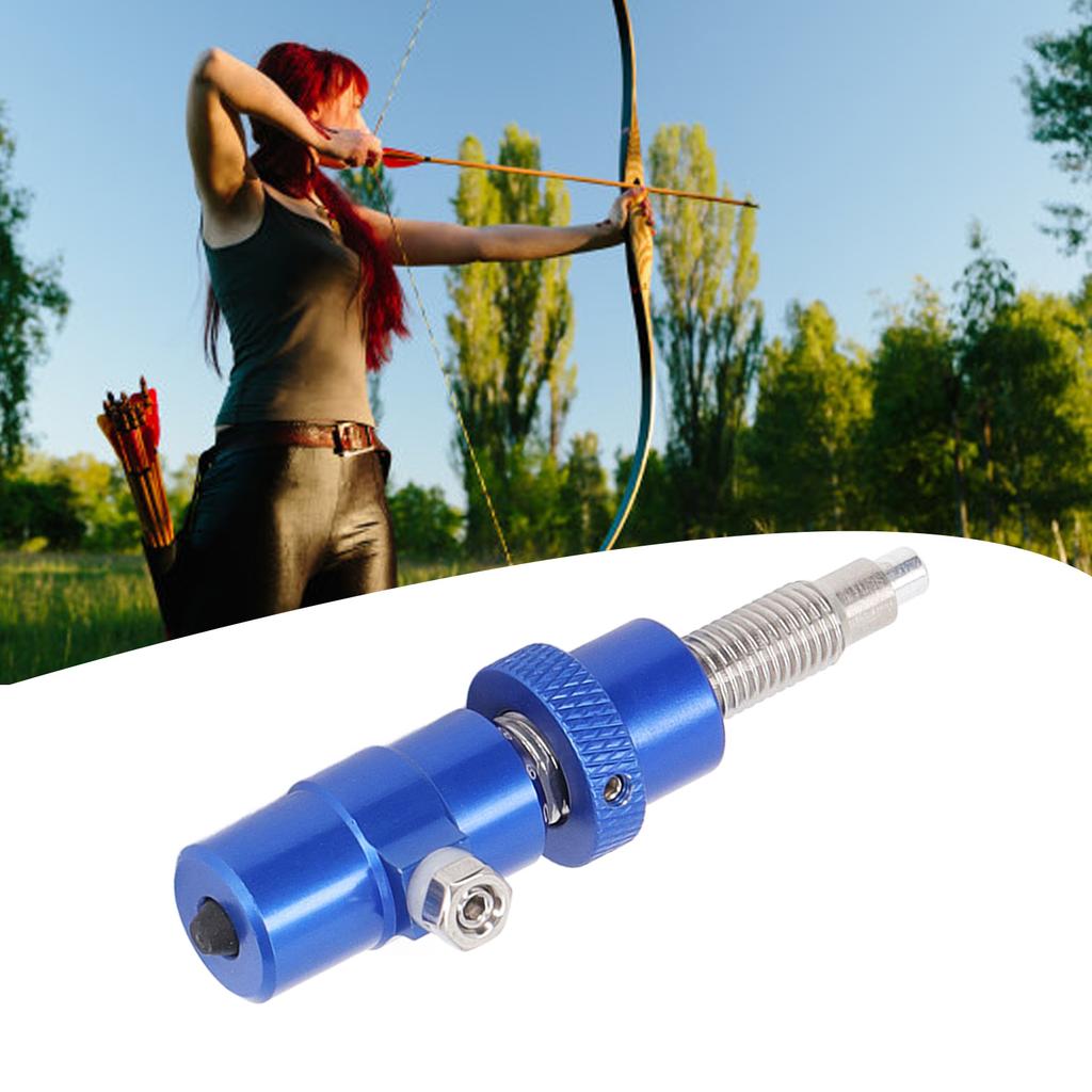 Archery Side Cushion Aluminum Alloy Built In Spring Piston Archery Cushion Plunger for Recurve Bow Accessories