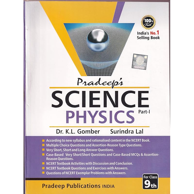 Pradeep's Science Part 1 Physics for CBSE Class 9 Examination 20232024