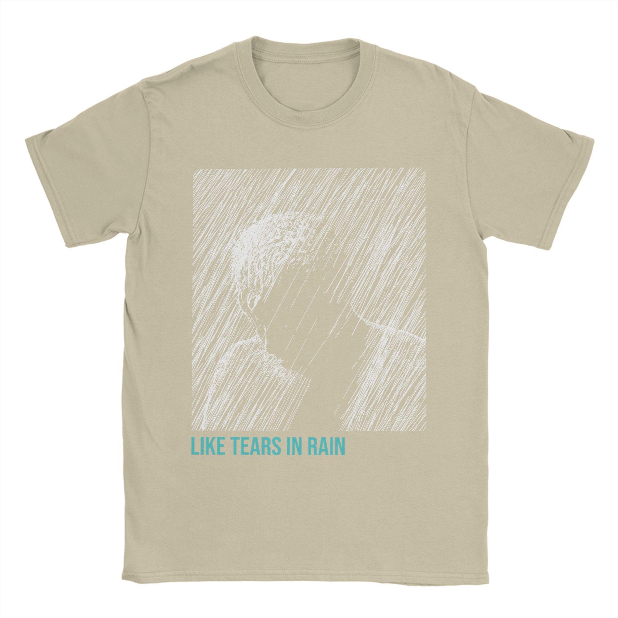 

Men Like tears in rain Blade Runner T Shirts 100% Cotton Clothing Novelty Short Sleeve Crewneck Tees Gift T-Shirts L