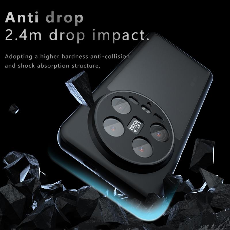 For Xiaomi 14 Ultra Case Xiaomi 14 Ultra Cover Luxury Matte PC + TPU Shockproof Silicon Protective Phone Cover Xiaomi 14 Ultra