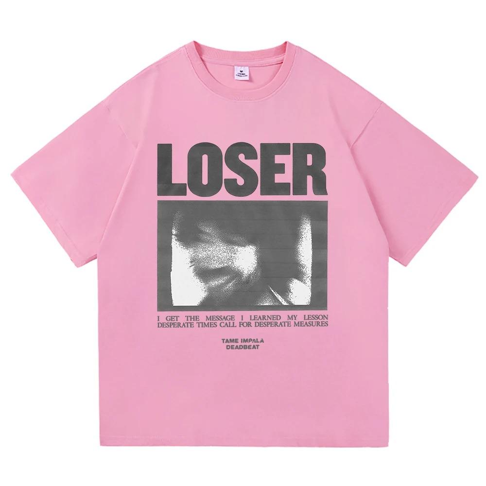 2026 Nuova T-shirt Grafica Tame Impala Loser Album Deadbeat 2026 Merch Stile Harajuku Unisex Cotone Premium T-shirt Nuova Estate