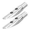 2pcs Handrail End Railing Mount 316 Stainless Steel Accessory for Marine Boat 78in Tube