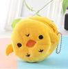 Women's Cute Coin Wallet Cartoon Soft Plush Small Coin Purse Bag for Women Penguin Animal Zippper Coin Money Card Purses Cases