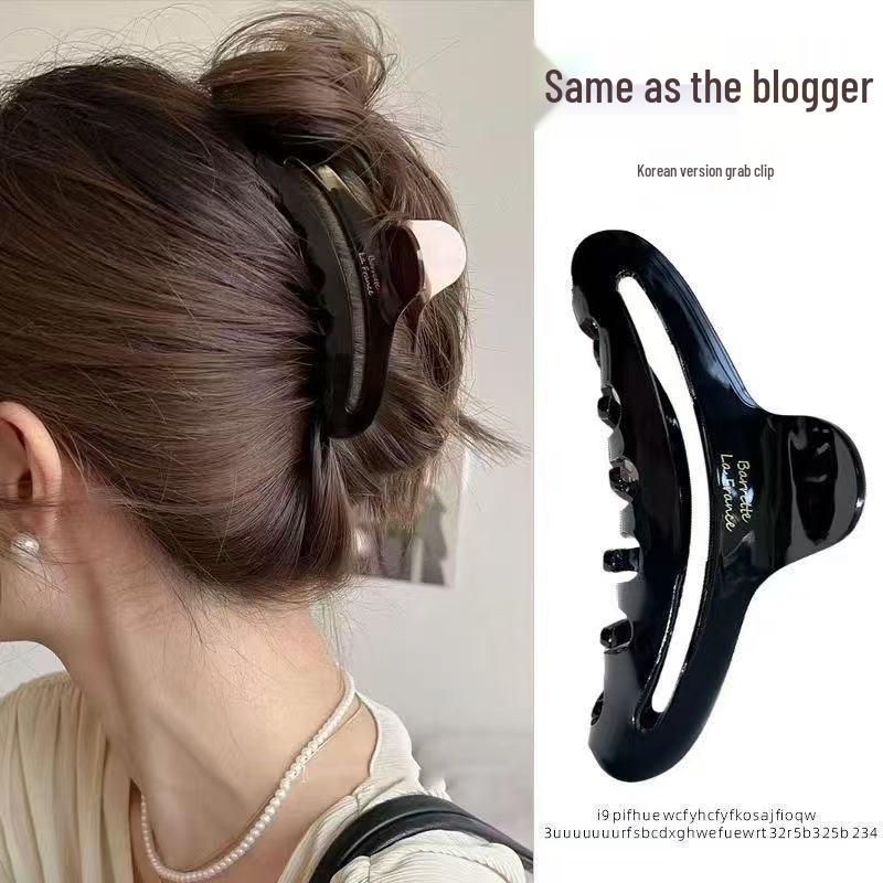 Koreanischer Eleganter Kürbisbogen Polka Dot Haarspange - Groß, Cremige Texturierte Hochsteckfrisur-Accessoire