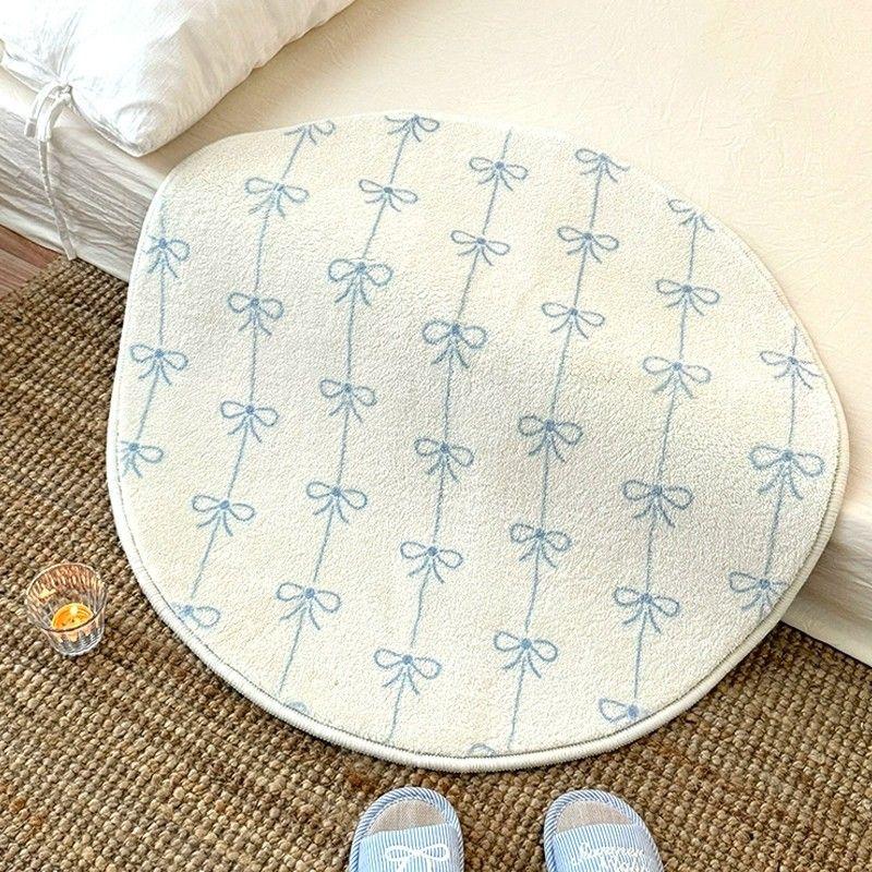 Cute Round Carpet Living Room Round Floor Mat Dressing Room Bedroom Bedside Carpet