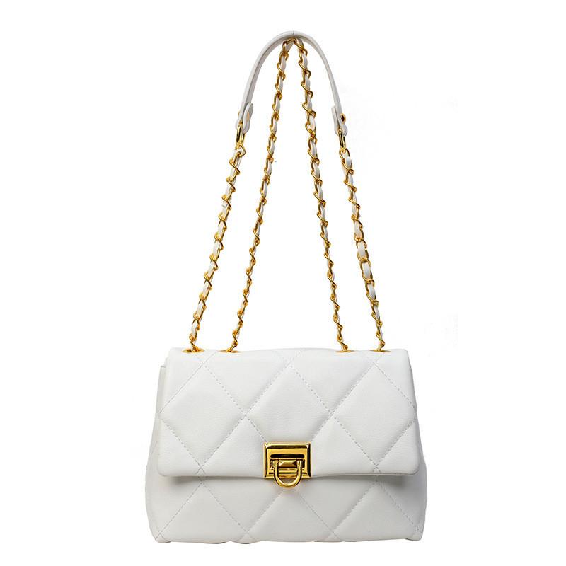 Pu Quilted Chain Bag For Women With Crossbody Design For Daily Use