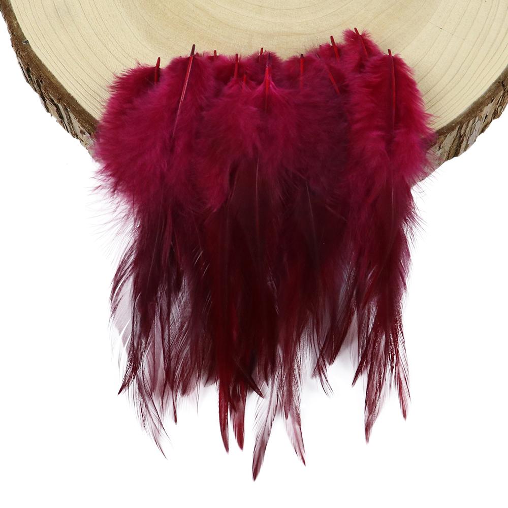 Natural Rooster Feathers 10-15Cm Pretty Chicken Feather For Crafts Jewelry Earring Making Accessory Party Decoration