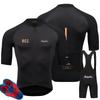 Herren Professionelles Radsporttrikot und Shorts Set Atmungsaktiv Elastisch Mountainbike Kleidung Performance Wear