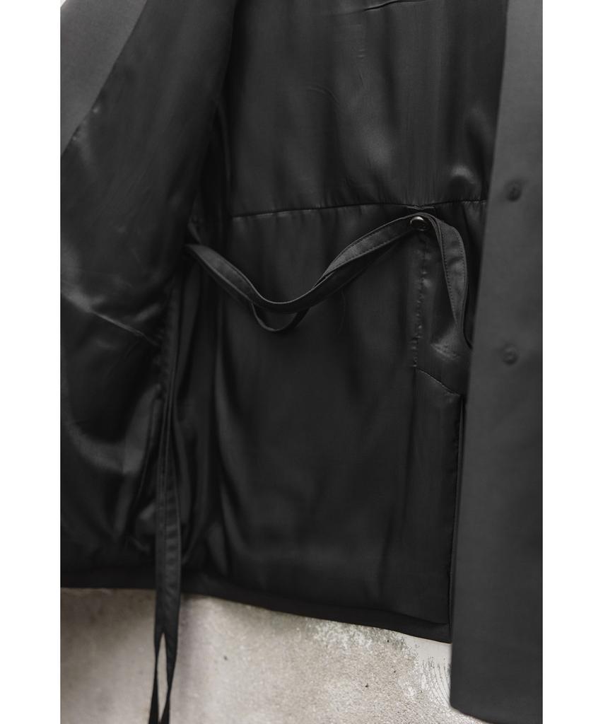 Youth Oversized Tailored Vest - Brown