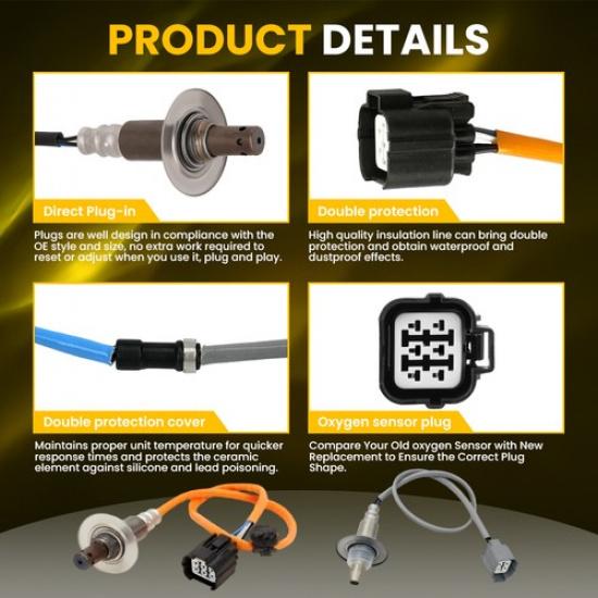 2X Oxygen Sensor For 2006-2010 Subaru Forester 2.5L H4 Non-Turbo 22690AA93A EOOK