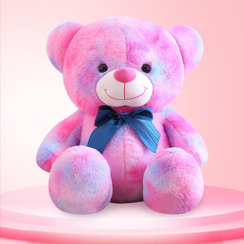 Teddy Bowknot Bear Plush Toy Cartoon Stuffed Animal Doll Cute Gift Decoration